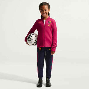 NIKE JR BARCELONA 26-27 STRIKE LB TRACKSUIT NOBLE RED/MINERAL YELLOW