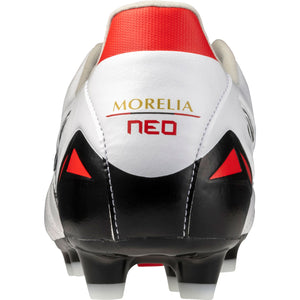 MIZUNO MORELIA NEO IV BETA PRO FG WHITE/BLACK/CHINISE RED