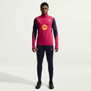 NIKE BARCELONA 26-27 STRIKE DRILL TOP NOBLE RED/MINERAL YELLOW