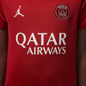 NIKE JR PSG 24-25 STRIKE SS TOP WINGS RED/PHANTOM