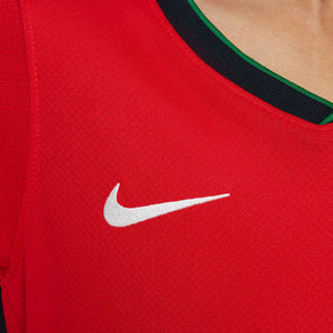 NIKE JR PORTUGAL EURO2024 LB HOME KIT UNIVERSITY RED/PINE GREEN