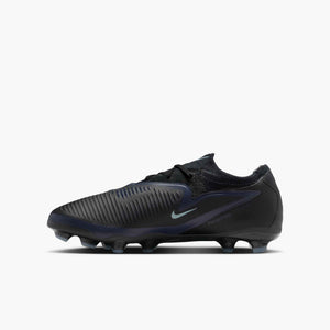 NIKE JR PHANTOM 6 LOW PRO FG BLACK/ICE BLUE