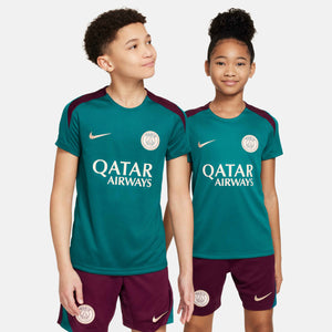 NIKE JR PSG 24-25 STRIKE SS TOP GEODE TEAL