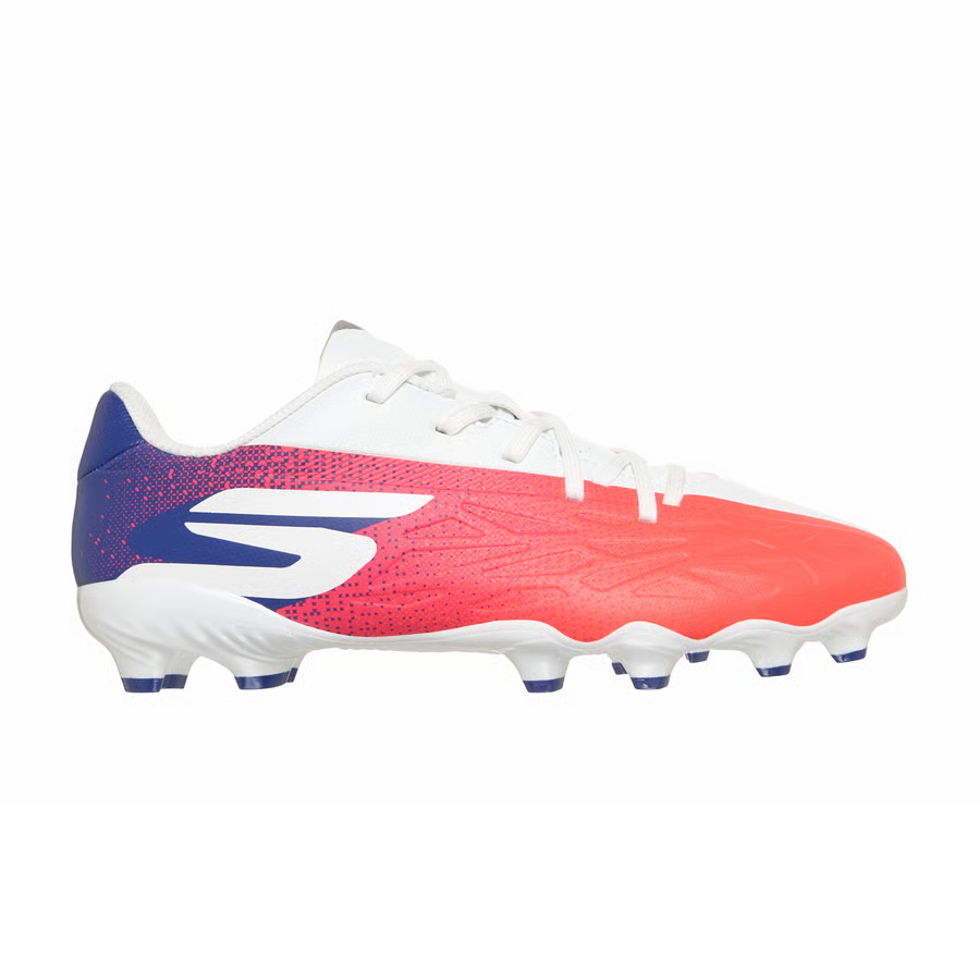 SKECHERS JR RAZOR 2 ACADEMY FG WHITE/BLUE/PINK