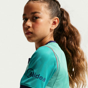 NIKE JR BARCELONA 26-27 THIRD JERSEY GREEN FROST