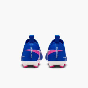 NIKE JR ZM VAPOR 16 ACADEMY FG RACER BLUE/WHITE
