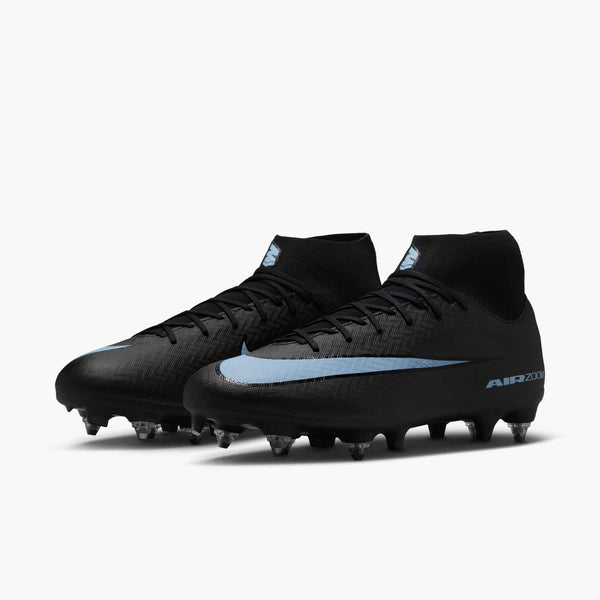 NIKE ZM SUPERFLY 10 ACADEMY SG BLACK/ICE BLUE