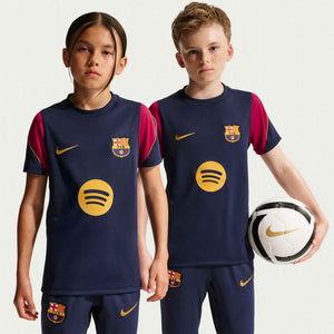NIKE JR BARCELONA 26-27 STRIKE SS TOP NOBLE RED/MINERAL YELLOW
