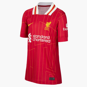 NIKE JR LIVERPOOL 24-25 HOME JERSEY GYM RED/CHROME YELLOW