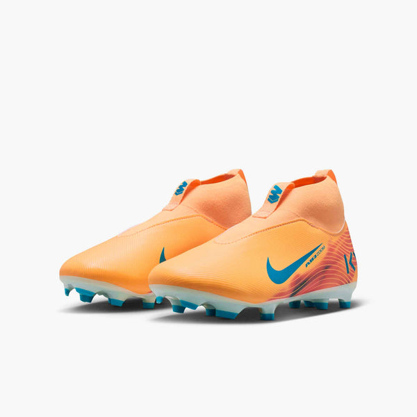 NIKE JR ZM SUPERFLY 10 ACADEMY FG MBAPPE MELON TINT/IGLOO