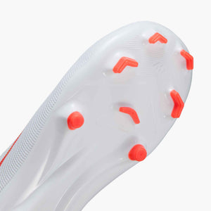 NIKE JR ZM SUPERFLY 11 ACADEMY LK FG WHITE/BRIGHT CRIMSON