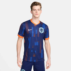 NIKE NEDERLAND EURO24 AWAY JERSEY BLUE VOID/SAFETY ORANGE