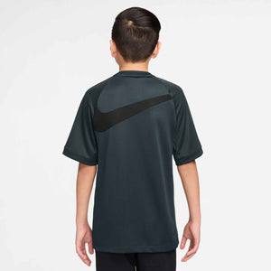 NIKE JR ACADEMY25 SS TOP SEAWEED/BLACK