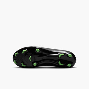 NIKE JR ZM VAPOR 17 ACADEMY FG BLACK/ILLUSION GREEN