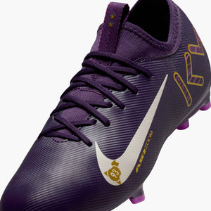 NIKE JR ZM VAPOR 16 ACADEMY FG MBAPPE GRAND PURPLE/IVORY