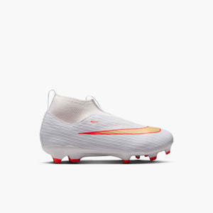 NIKE JR ZM SUPERFLY 11 ACADEMY LK FG WHITE/BRIGHT CRIMSON