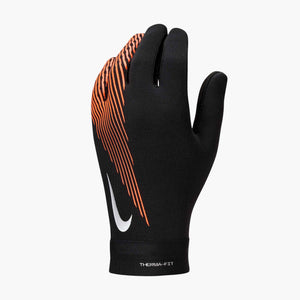 NIKE ACADEMY THERMA-FIT GLOVE BLACK/HYPER CRIMSON