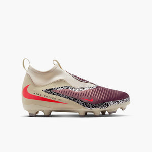 NIKE JR PHANTOM 6 HIGH ACADEMY FG UNITED BURGUNDY CRUSH