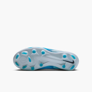 NIKE JR PHANTOM 6 LOW PRO FG HAALAND BALTIC BLUE