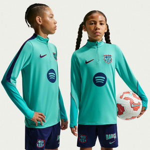 NIKE JR BARCELONA 26-27 STRIKE DRILL TOP GREEN FROST/DUSTY