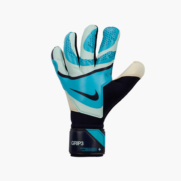 NIKE GRIP3 GOALKEEPER GLOVE FURY/GLACIER BLUE