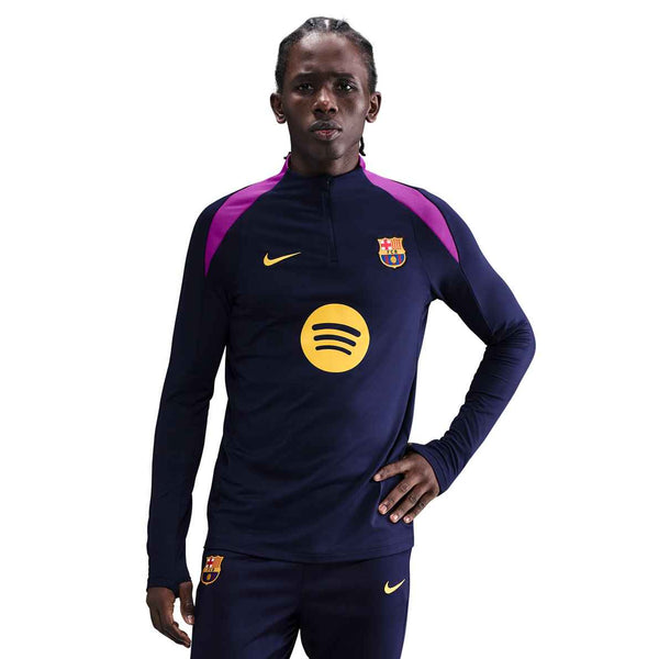 NIKE BARCELONA 25-26 STRIKE DRILL TOP IMPERIAL PURPLE/MIDWEST GOLD