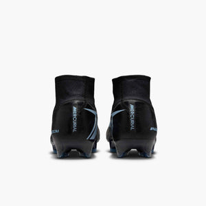 NIKE ZM SUPERFLY 10 ELITE FG BLACK/ICE BLUE