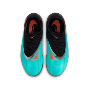 NIKE JR PHANTOM 6 LOW PRO LE FG CHROME/BLACK