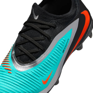 NIKE JR PHANTOM 6 LOW PRO LE FG CHROME/BLACK