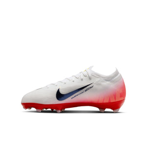 NIKE JR ZM VAPOR 16 PRO FG LV8 UNIVERSITY RED/DARK OBSIDIAN