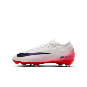 NIKE JR ZM VAPOR 16 PRO FG LV8 UNIVERSITY RED/DARK OBSIDIAN