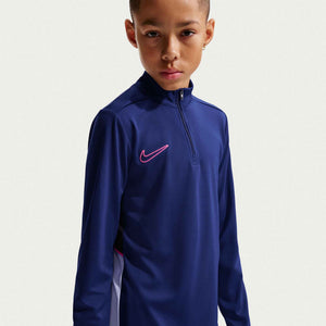 NIKE JR ACADEMY25 DRILL TOP BLUE VOID/BLACK