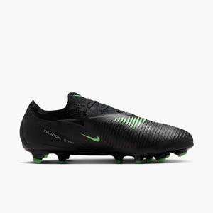 NIKE PHANTOM 6 LOW PRO FG BLACK/ILLUSION GREEN