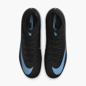 NIKE ZM SUPERFLY 10 ACADEMY FG BLACK/ICE BLUE
