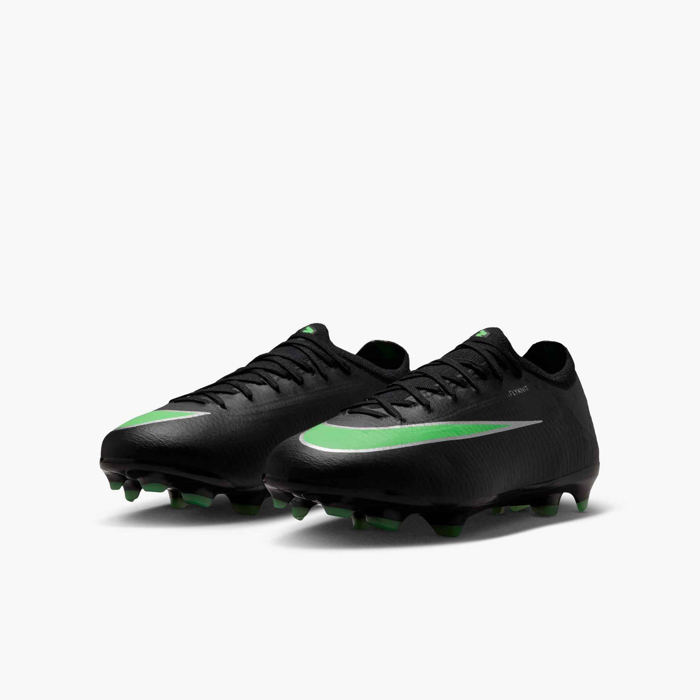 NIKE JR ZM VAPOR 17 PRO FG BLACK/ILLUSION GREEN
