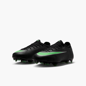 NIKE JR ZM VAPOR 17 PRO FG BLACK/ILLUSION GREEN
