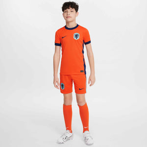 NIKE JR NEDERLAND EURO24 HOME JERSEY SAFETY ORANGE/BLUE VOID