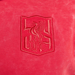 NIKE LIVERPOOL 24-25 CLUB FLEECE HOODIE UNIVERSITY RED/WHITE