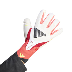 ADI PREDATOR GLOVE PRO WHITE/LUCID RED