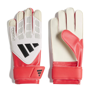 ADI JR PREDATOR GLOVE TRAINING WHITE/LUCID RED