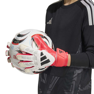 ADI JR PREDATOR GLOVE TRAINING WHITE/LUCID RED