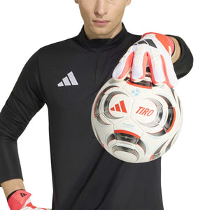 ADI PREDATOR GLOVE COMPETITION WHITE/LUCID RED