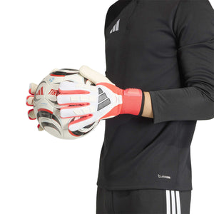 ADI PREDATOR GLOVE COMPETITION WHITE/LUCID RED