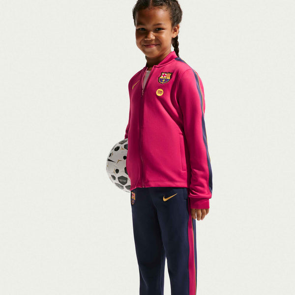 NIKE JR BARCELONA 26-27 STRIKE LB TRACKSUIT NOBLE RED/MINERAL YELLOW
