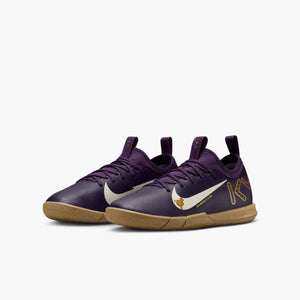 NIKE JR ZM VAPOR 16 ACADEMY IC MBAPPE GRAND PURPLE/IVORY