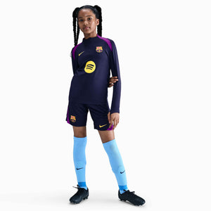NIKE JR BARCELONA 25-26 STRIKE SHORT IMPERIAL PURPLE/MIDWEST GOLD