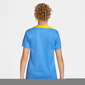 NIKE JR BARCELONA 25-26 STRIKE SS TOP UNI BLUE/OPTI YELLOW