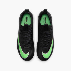 NIKE JR ZM VAPOR 17 ACADEMY FG BLACK/ILLUSION GREEN
