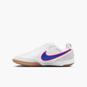 NIKE JR TIEMPO STREETGATO IC WHITE/RACER BLUE/PINK