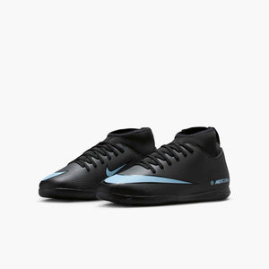 NIKE JR ZM SUPERFLY 10 CLUB IC BLACK/ICE BLUE